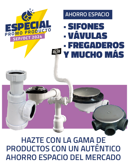 promoción fontanería ahorro espacio