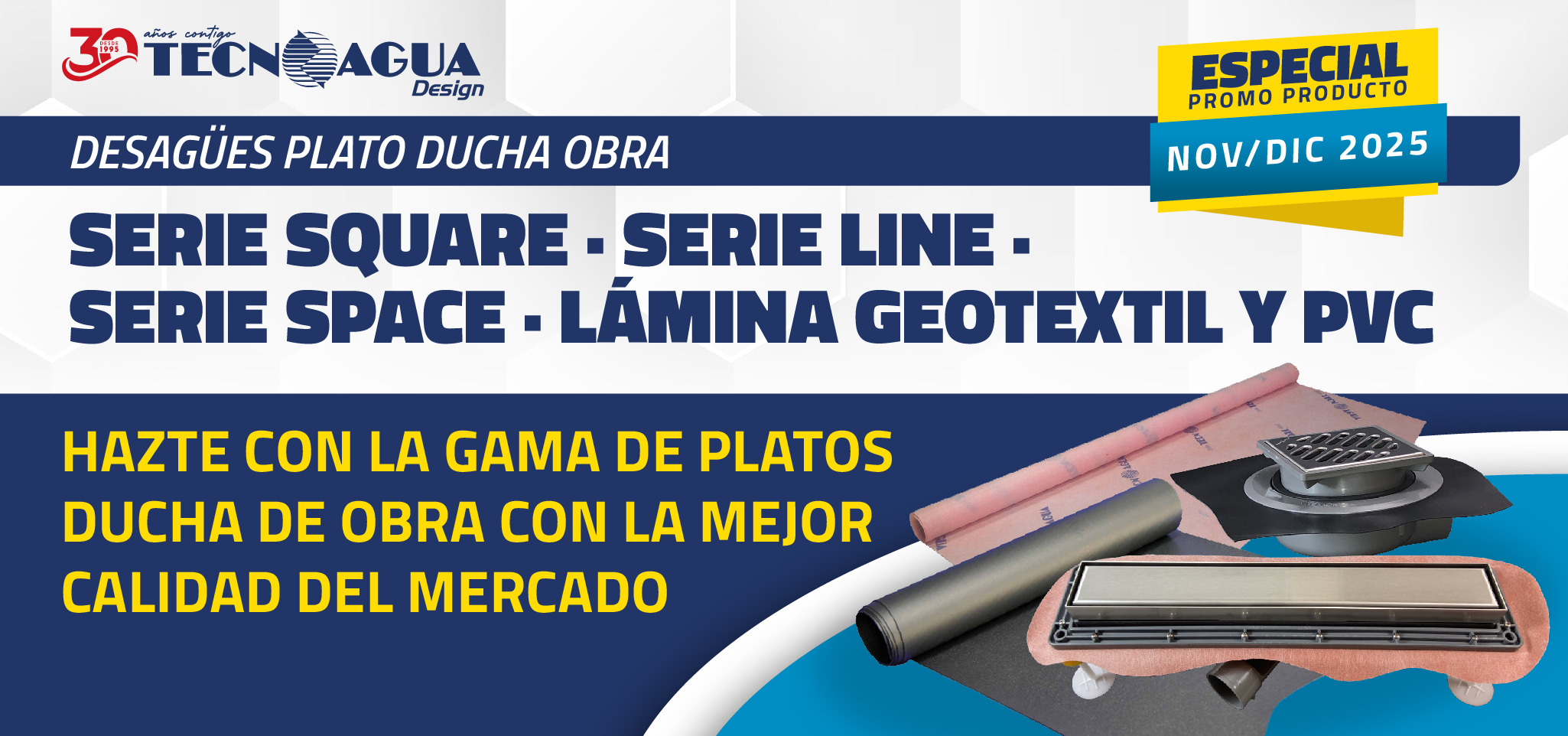 Platos de Ducha de Obra de TECNOAGUA: La Combinación Perfecta de Estilo y Funcionalidad
