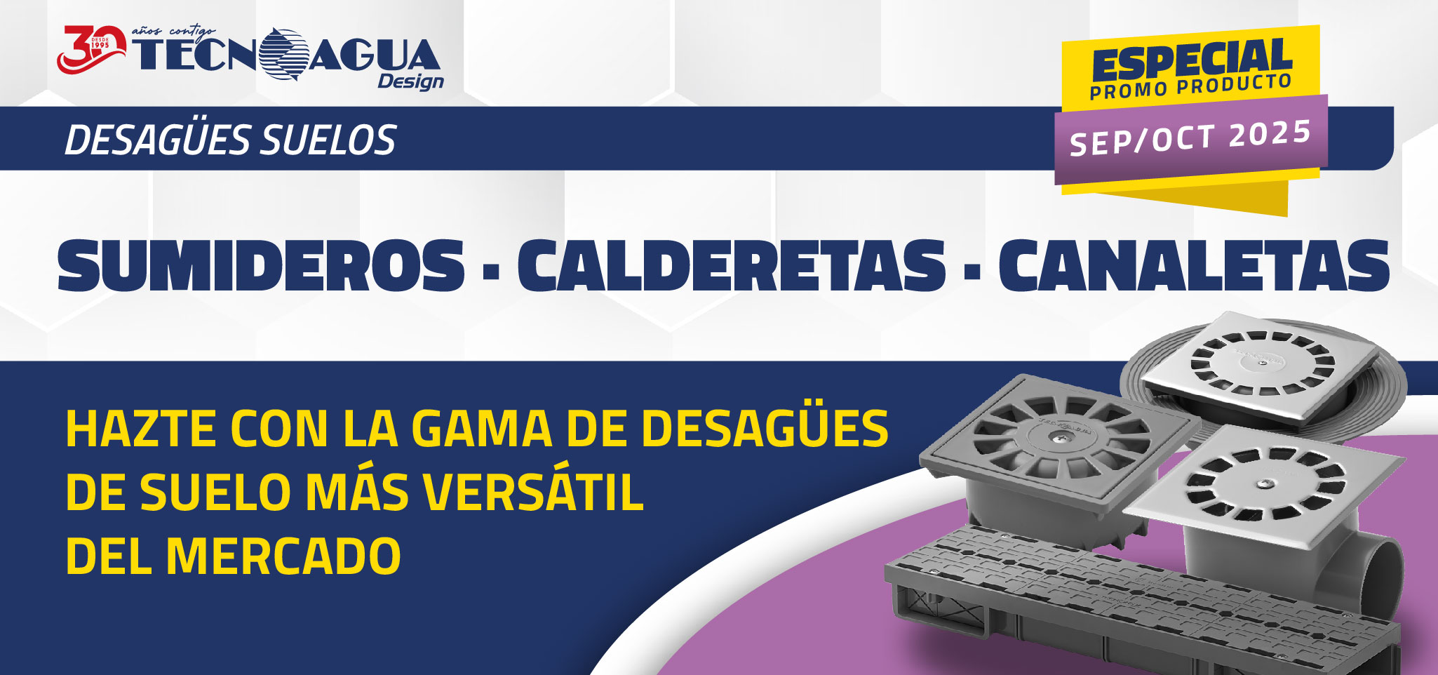 Desagües de suelo de TECNOAGUA: Innovación y Versatilidad para tu Hogar